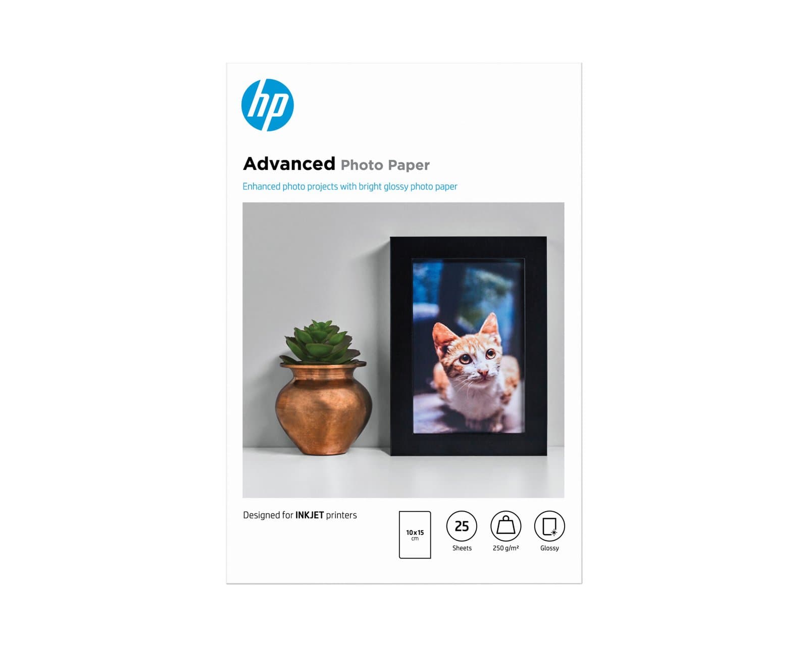 Фотобумага HP Advanced Glossy Photo Paper-25 sht/10 x 15 cm borderless (Q8691A)