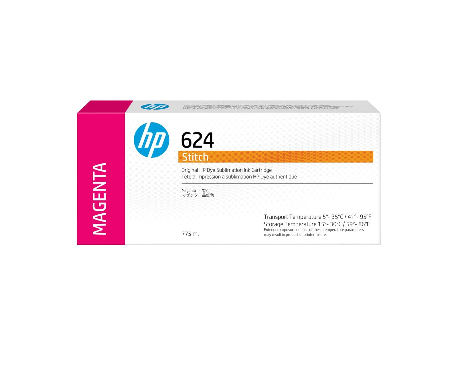 Струйный картридж HP 624 775 ml Magenta Stitch Dye Sublimation (2LL55A)