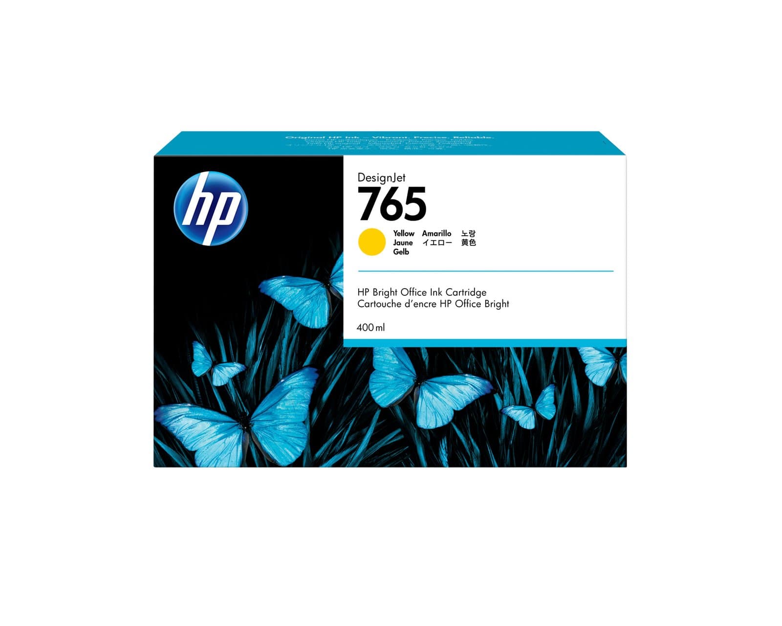 Струйный картридж HP 765 400 ml Yellow DesignJet (F9J50A)