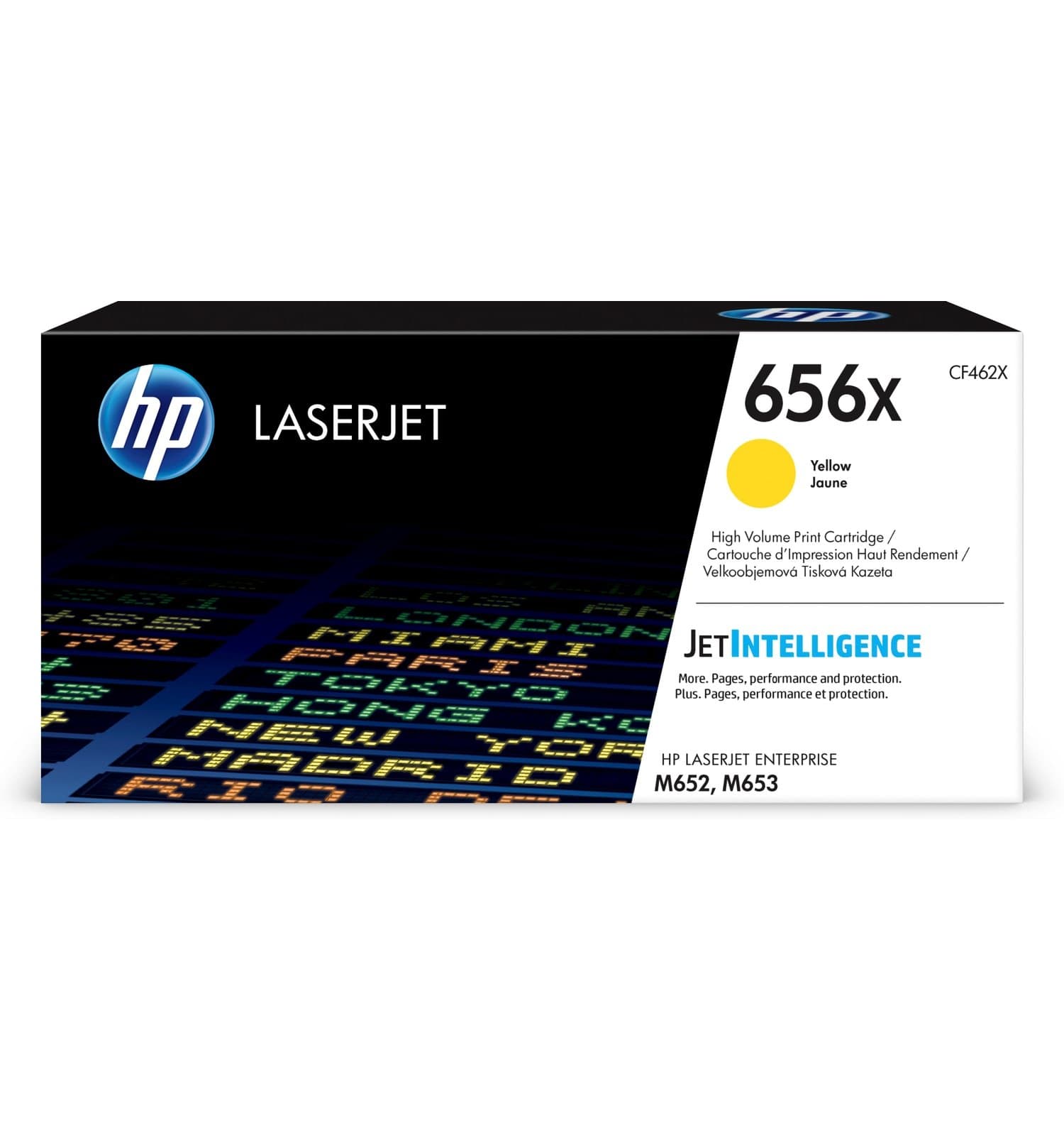 Тонер-картридж HP 656X повышенной ёмкости Yellow LaserJet (CF462X)