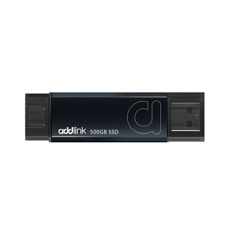 Внешний SSD Addlink P50 500GB, USB 3.2 Gen2, Type-C + Type-A (ad500GBP50DK)