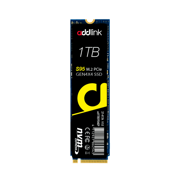 SSD Addlink 1TB M.2 2280 PCIe GEN4X4 With DRAM cache ad1TBS95M2P