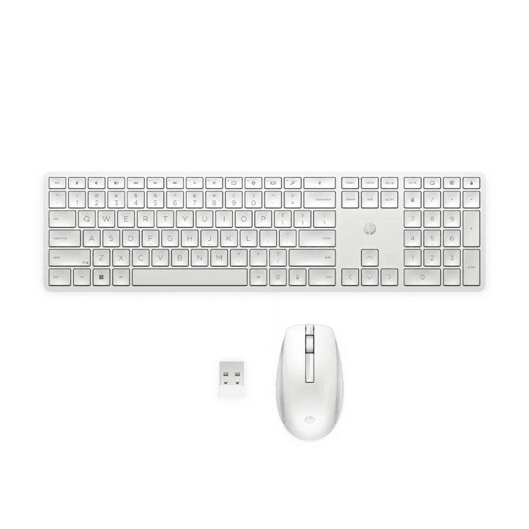 Комплект клавиатура и мышь HP 655 White 860P8AA