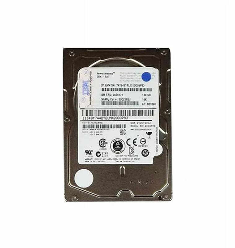 IBM 139GB 15K 2.5INCH SAS HDD (00E6171)