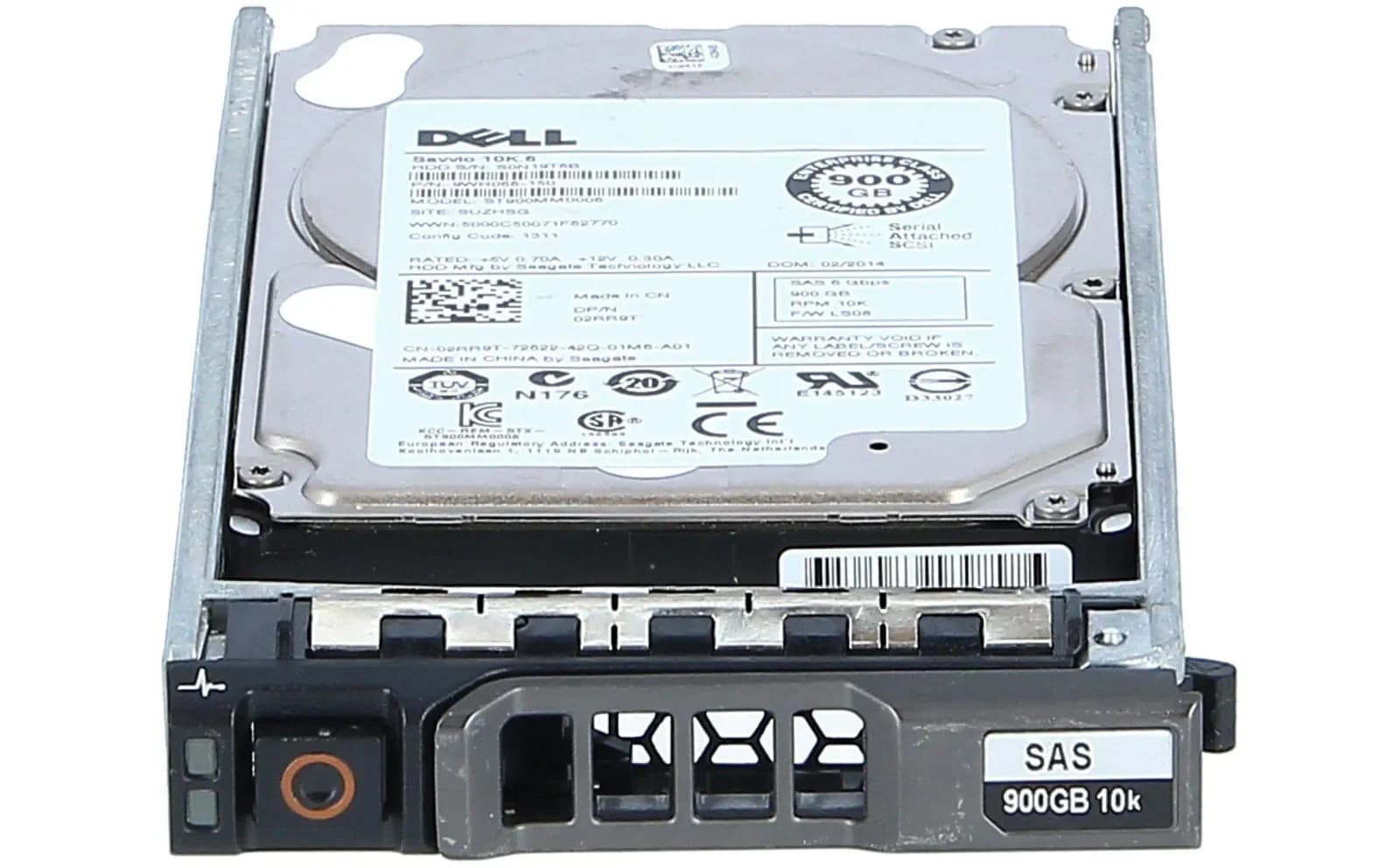 DELL 900GB 10K 2.5IN SAS HDD (2RR9T)