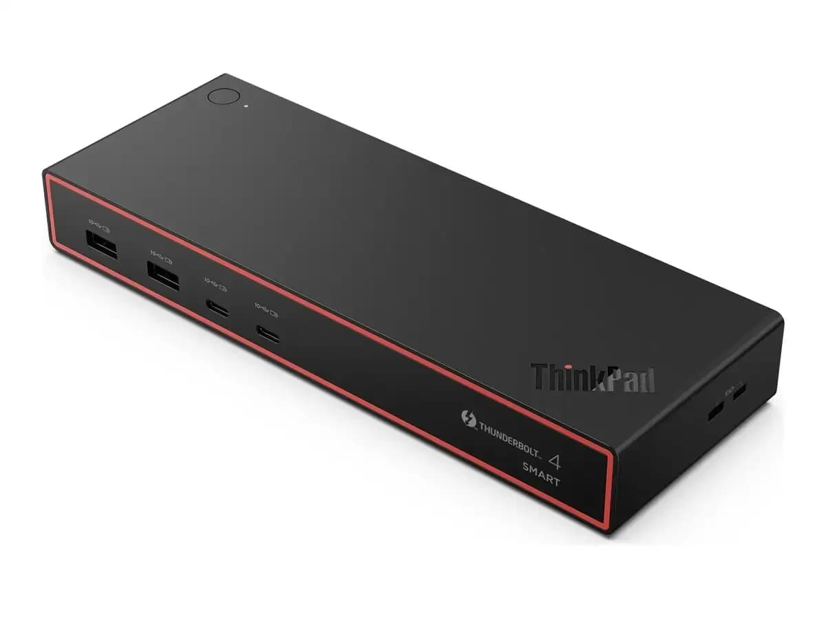 Lenovo ThinkPad Smart Dock 7500 Gen 2, Docking station, Thunderbolt 4, HDMI, DP, 2.5GbE, 135 Watt (40BE0135EU)