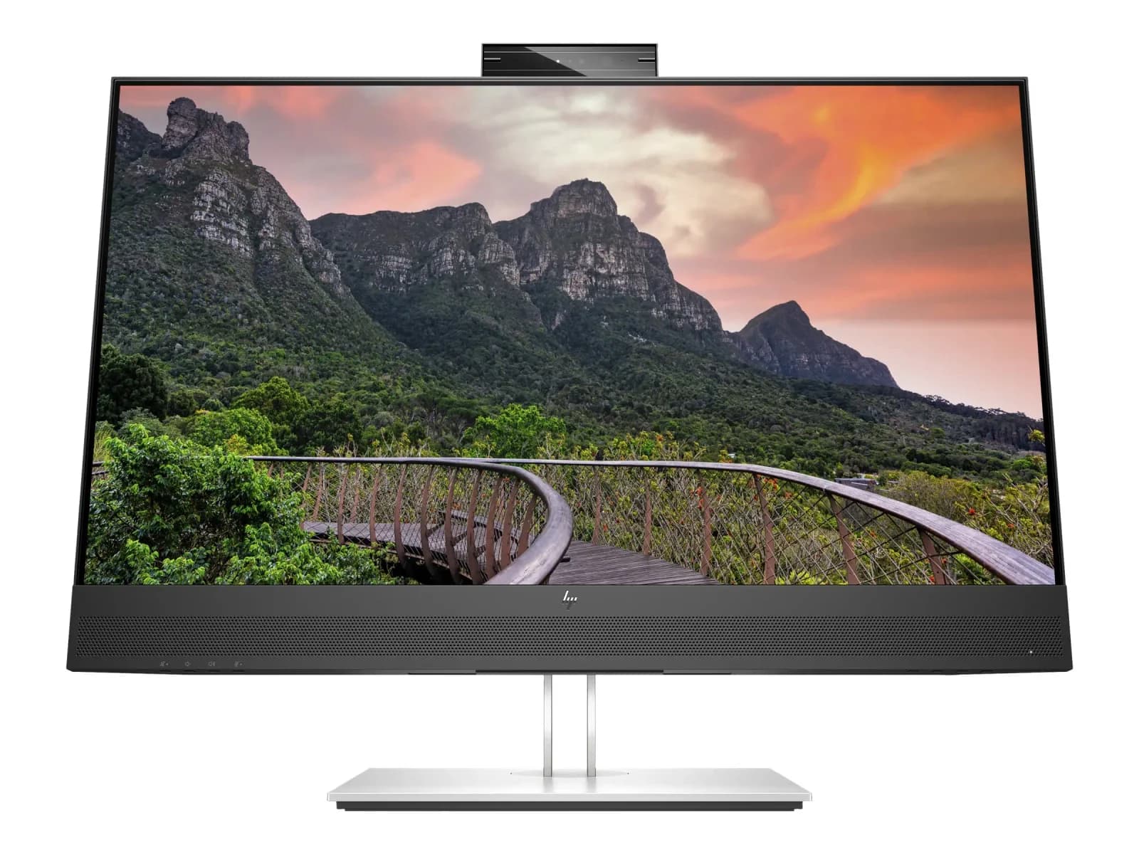 HP E27m G4 Conferencing Monitor, E-Series, LED monitor, 27", 2560 x 1440 QHD @ 75 Hz, IPS 300 cd/m², 1000:1, 5 ms, HDMI, DisplayPort, USB-C (40Z29AAABB)