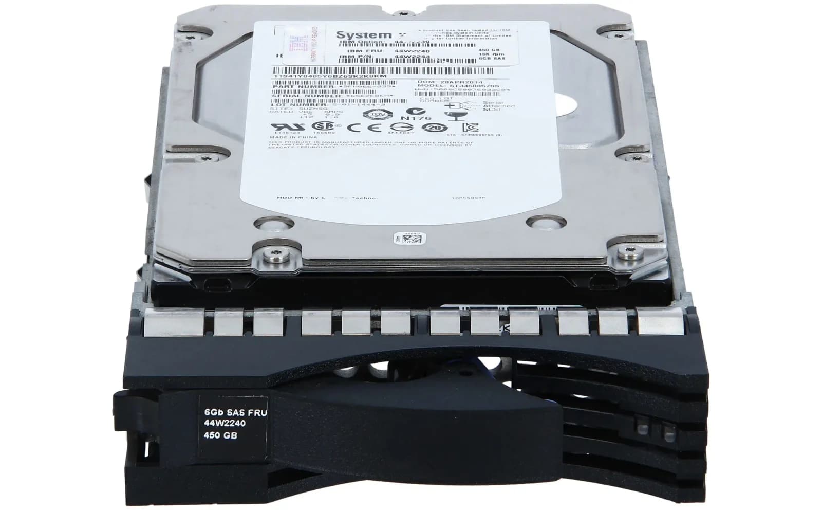 Lenovo IBM 450GB 15K 6GBPS SAS 3.5IN HS HDD (44W2239)