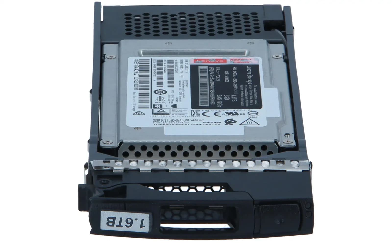 Lenovo SSD, 1.6 TB, hot-swap, 2.5" SFF, SAS 12Gb/s (4XB7A14106)