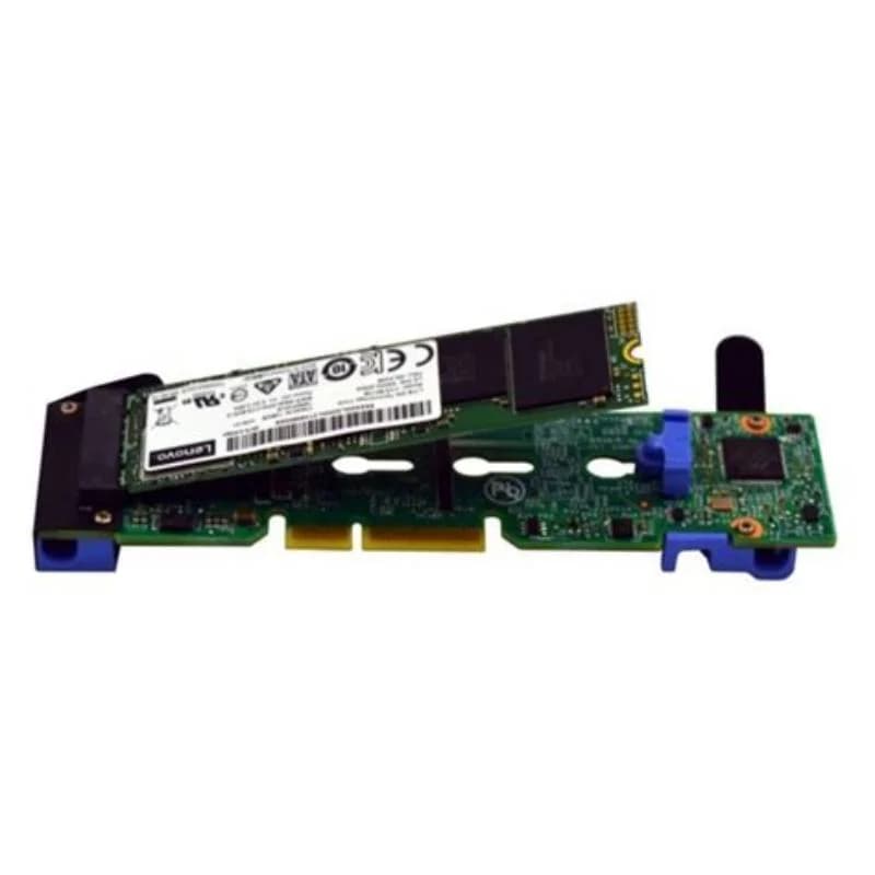 Lenovo ThinkSystem M.2 NVMe 2-Bay RAID Enablement Kit, supports 2x NVMe drives (x1 connection) with integrated Marvell RAID (4Y37A09750)