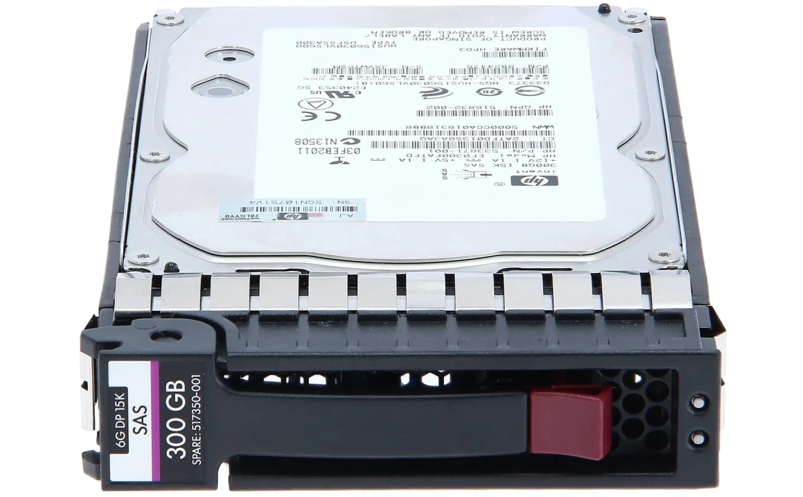HPE HP 300GB 6G SAS 15K rpm LFF (3.5-inch) Dual Port (517350-001)
