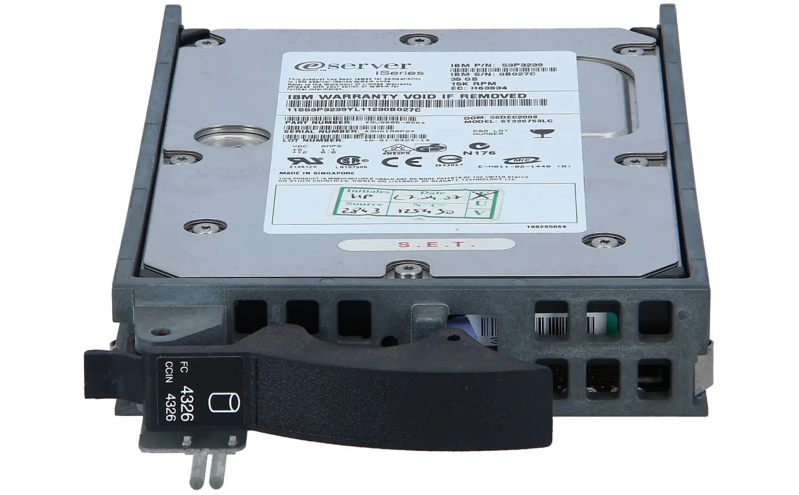 Server aksesuarı IBM 53P3239 (53P3239)