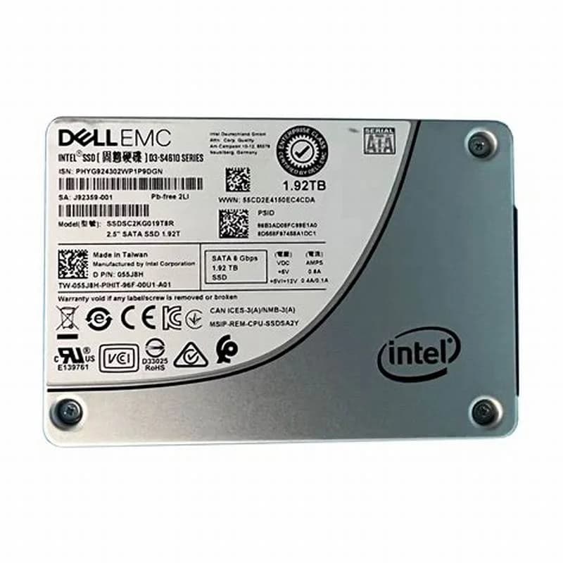 DELL 1.92TB SSD SFF SATA 6G MIX (55J8H)