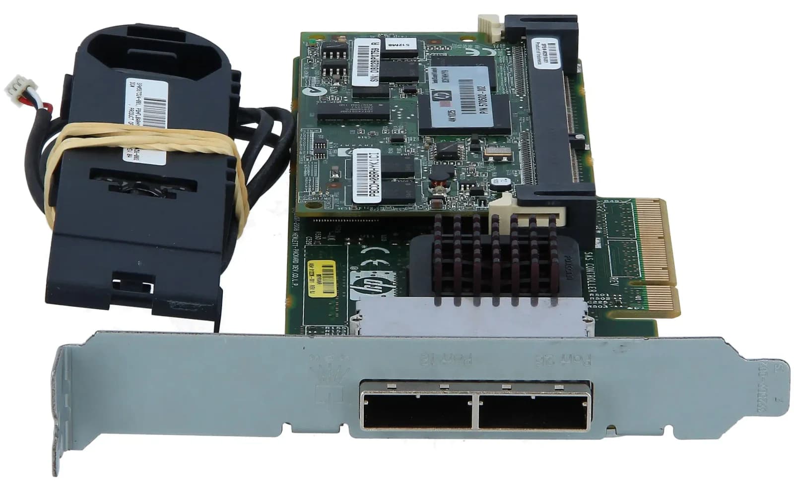 HP Smart Array P411/512 FBWC 2-ports Ext PCIe x8 SAS Controller (578229-B21)