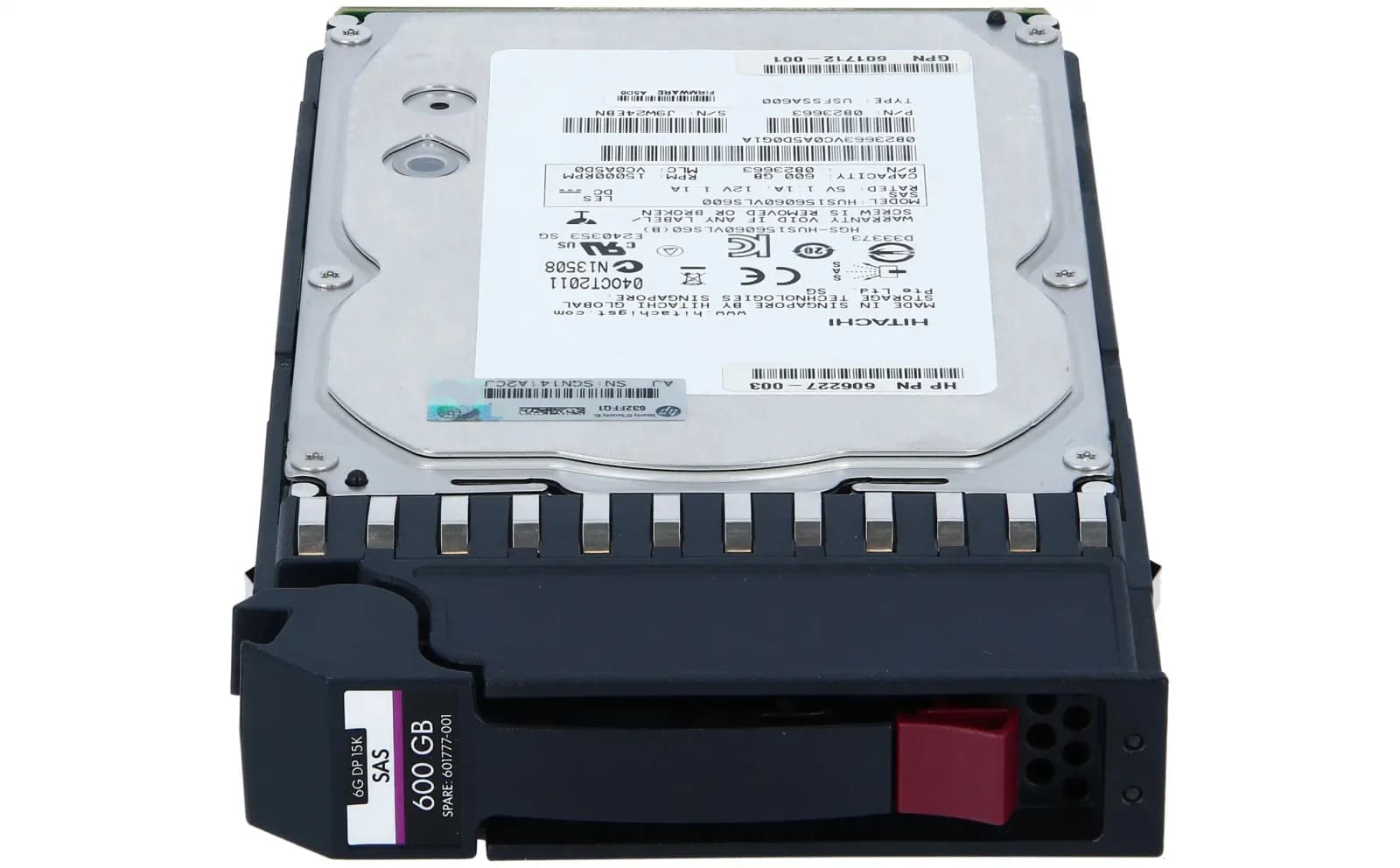 HPE "'HP P2000 600GB 6G 15K 3.5"" SAS Dual Port Hard Drive'" (601777-001)