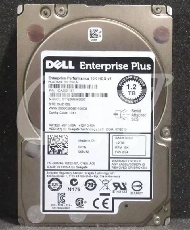 DELL Disk 1.2TB 10K SAS 2.5 6G (68V42)