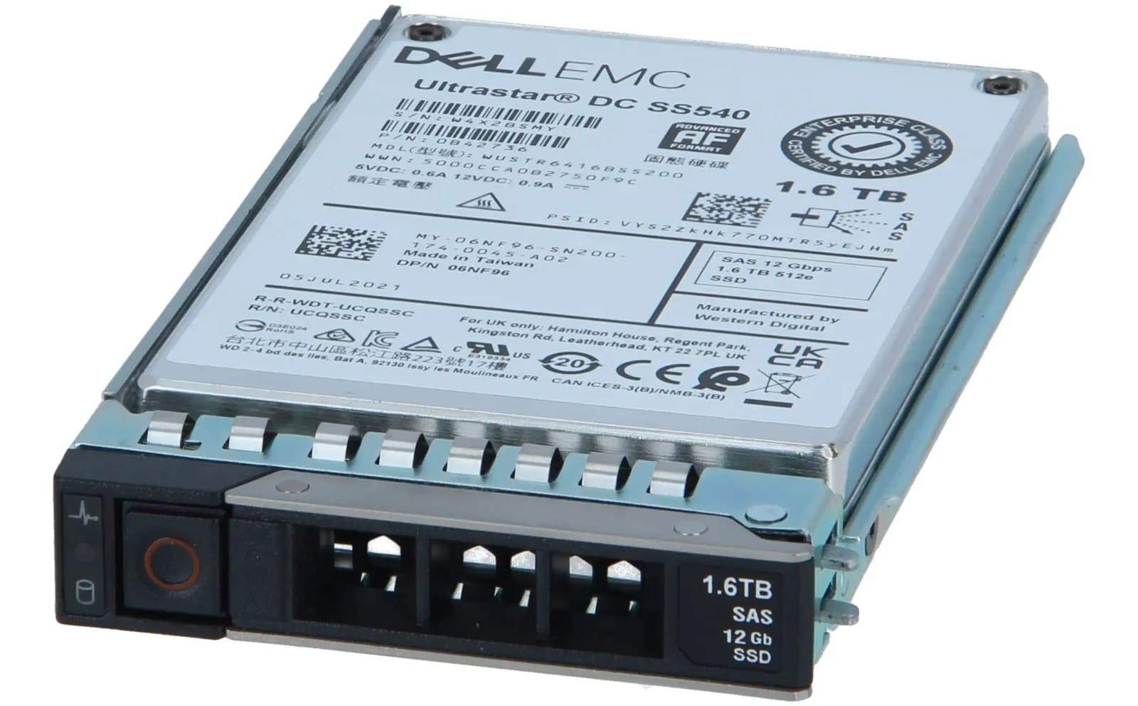 DELL 1.6TB SSD SFF SAS 12G MIX TLC (6NF96)