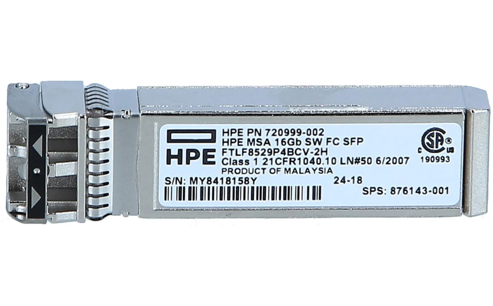 HP MSA 2040 16GB SW FC SFP+ (720999-002)