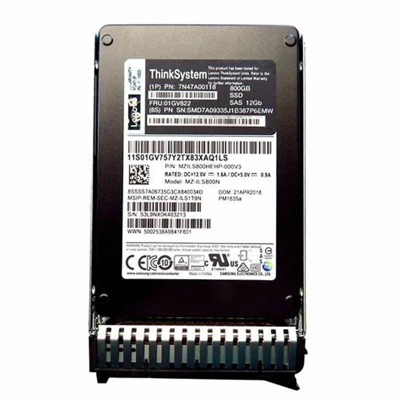 Lenovo PM1635a Mainstream, 800 GB SSD, Hot-Swap, 2.5" (6.4 cm) (7N47A00118)