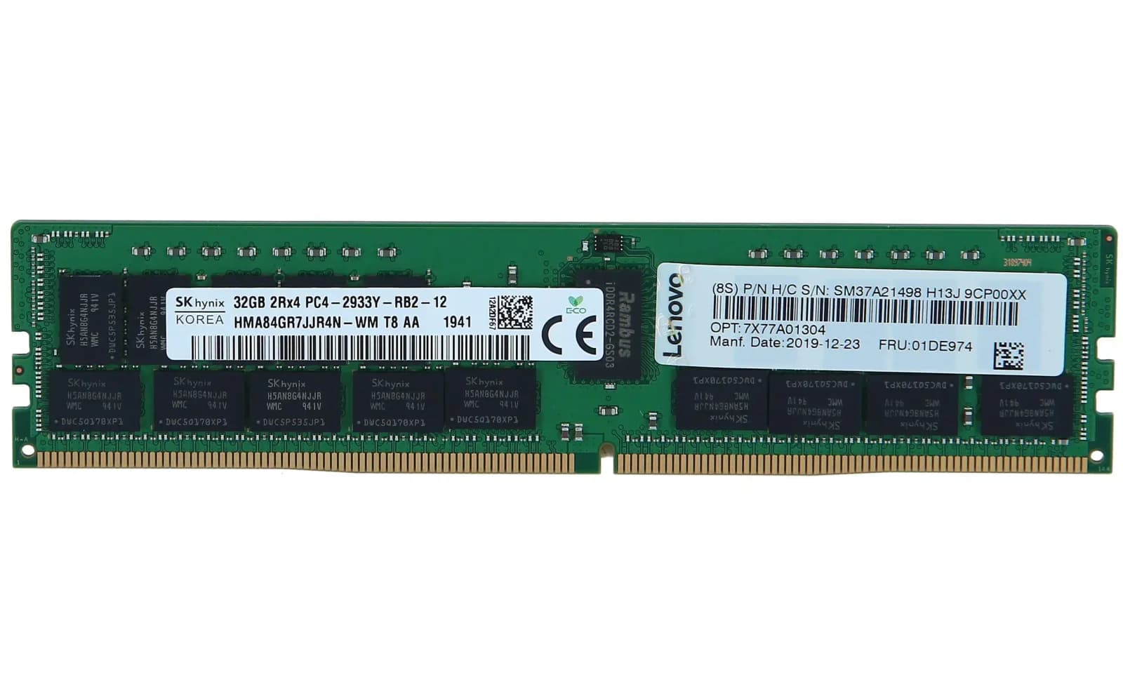 Lenovo TruDDR4, DDR4, 32 GB, DIMM 288-PIN (7X77A01304)