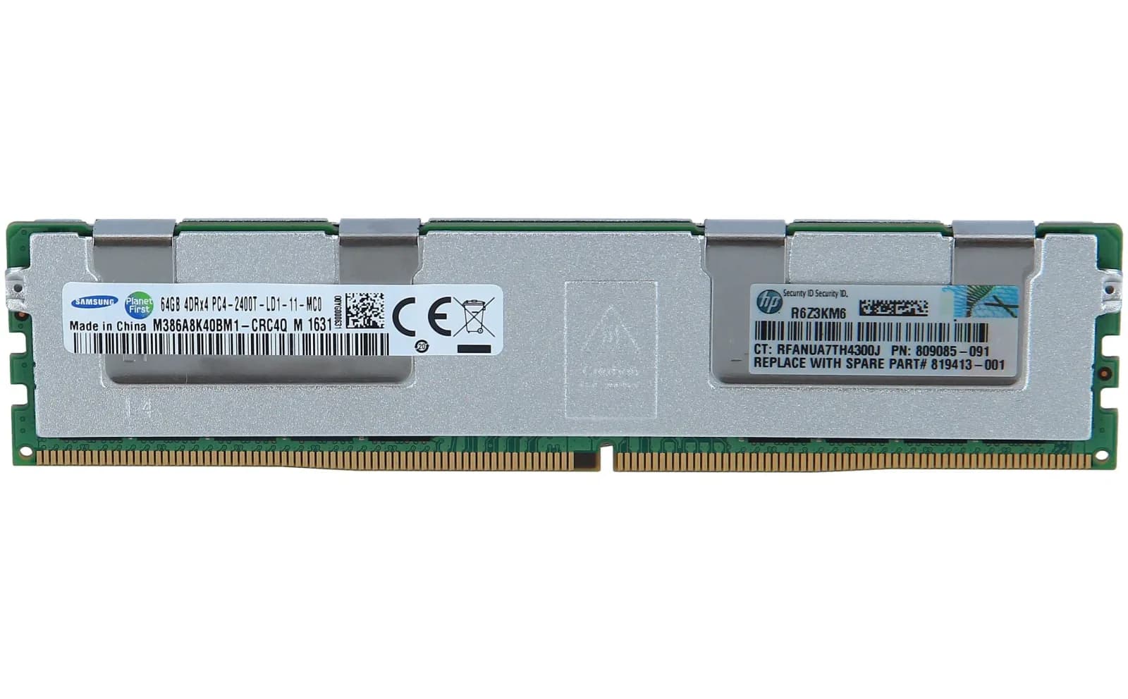 HPE DDR4, модуль, 64 GB, LRDIMM 288-polig (819413-001)