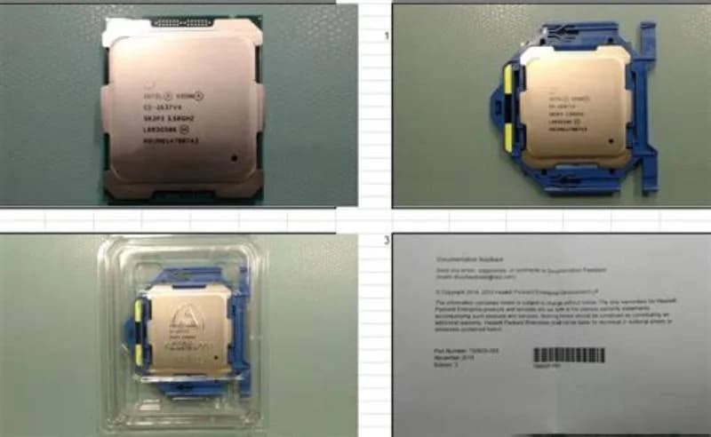 HPE HP Enterprise Intel Xeon E5-2637V4, 3.5 GHz, 4 ядер, 8 Threads (835611-001)