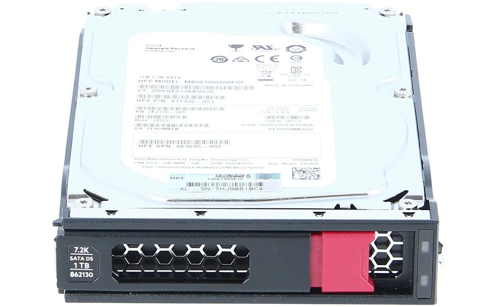 HPE Midline 3,5" SATA 1.000 GB, Жёсткий диск, 7.200 rpm, Intern (861686-B21)