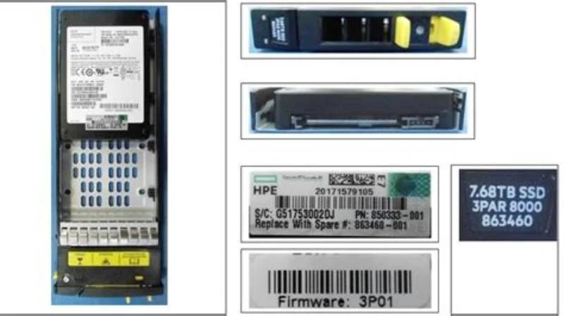 HPE SSD 7.68TB SAS SFF SS8000 SM, Solid State Disk, Serial Attached SCSI (SAS) (863460-001)