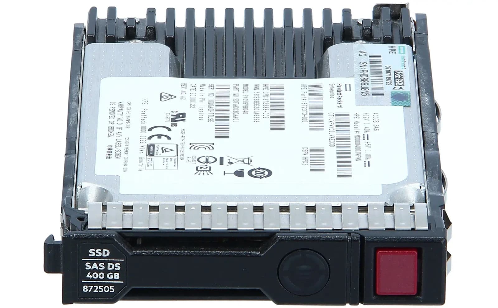 HPE HP Enterprise Mixed Use, 400 GB SSD, Hot-Swap, 2.5" SFF (6.4 cm SFF) (872374-B21)