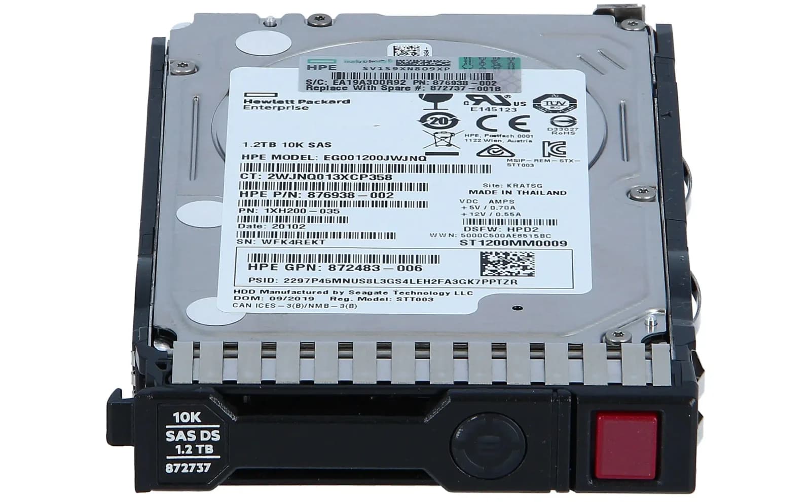 HPE sərt disk, 1.2 TB, Hot-Swap (872479-B21)