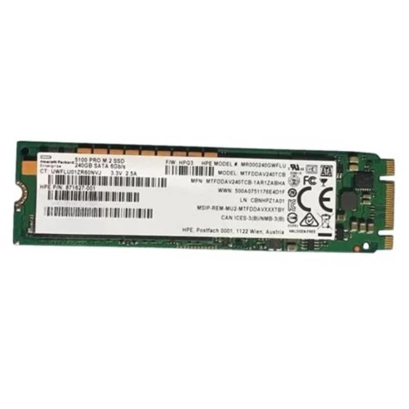 HPE Mixed Use, 240 GB SSD, daxili, M.2 2280 (875488-B21)