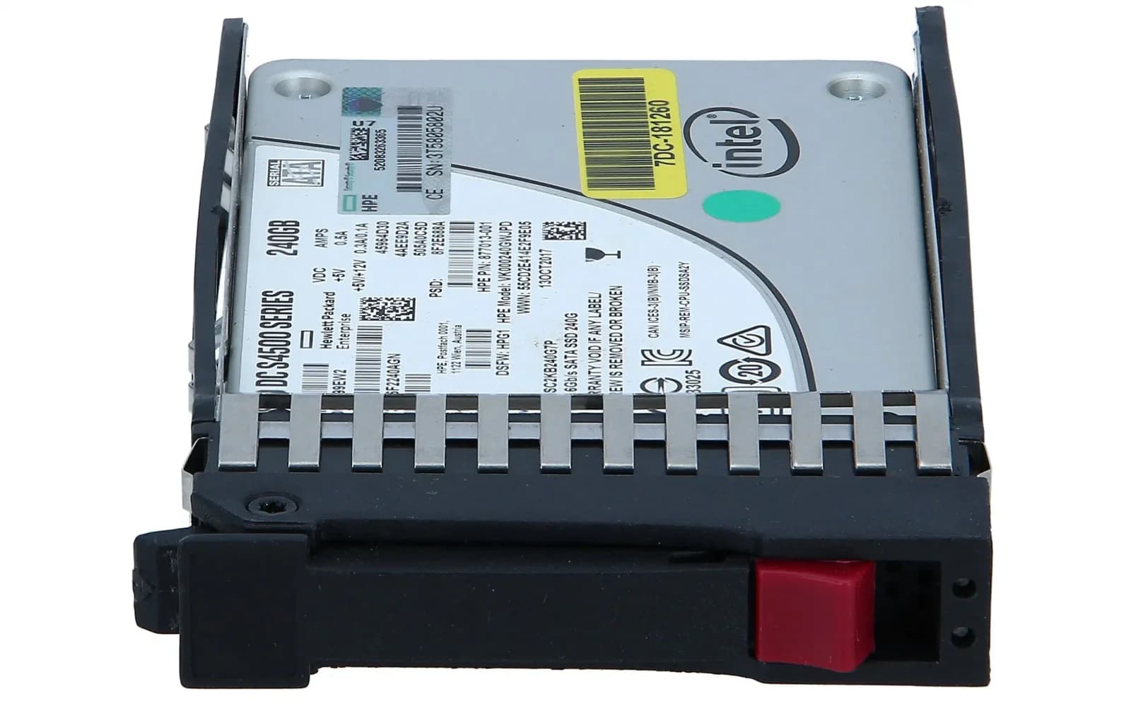 HPE HP Enterprise 240GB SATA 6G SFF RI DS SC SSD, Solid State Disk, Serial ATA (878844-001)