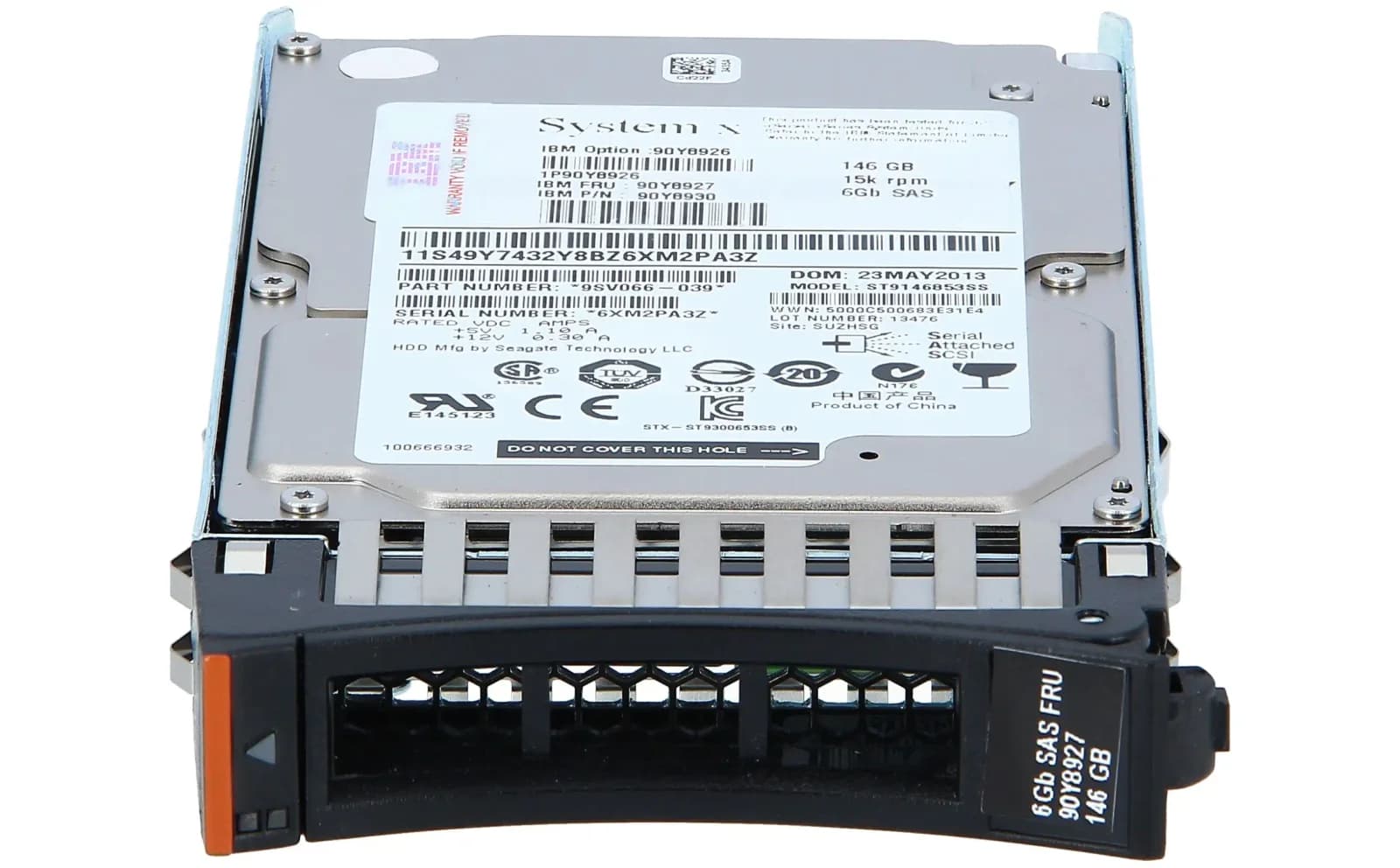 Lenovo IBM 146GB 15K SAS 6GBPS 2.5 INCH HDD (90Y8927)