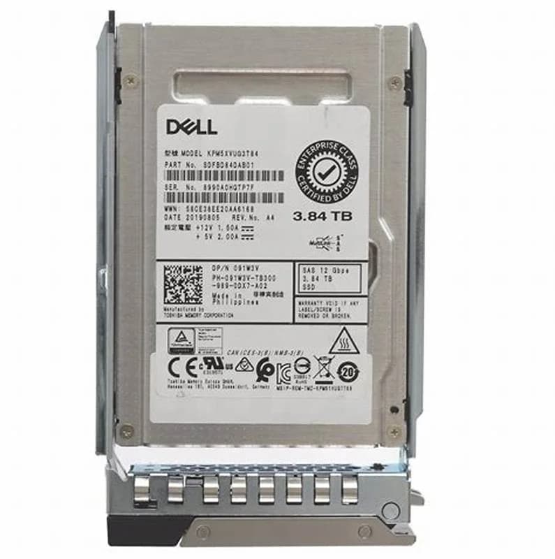 DELL 3.84TB, SSD, 2.5", 12Gbps (91W3V)