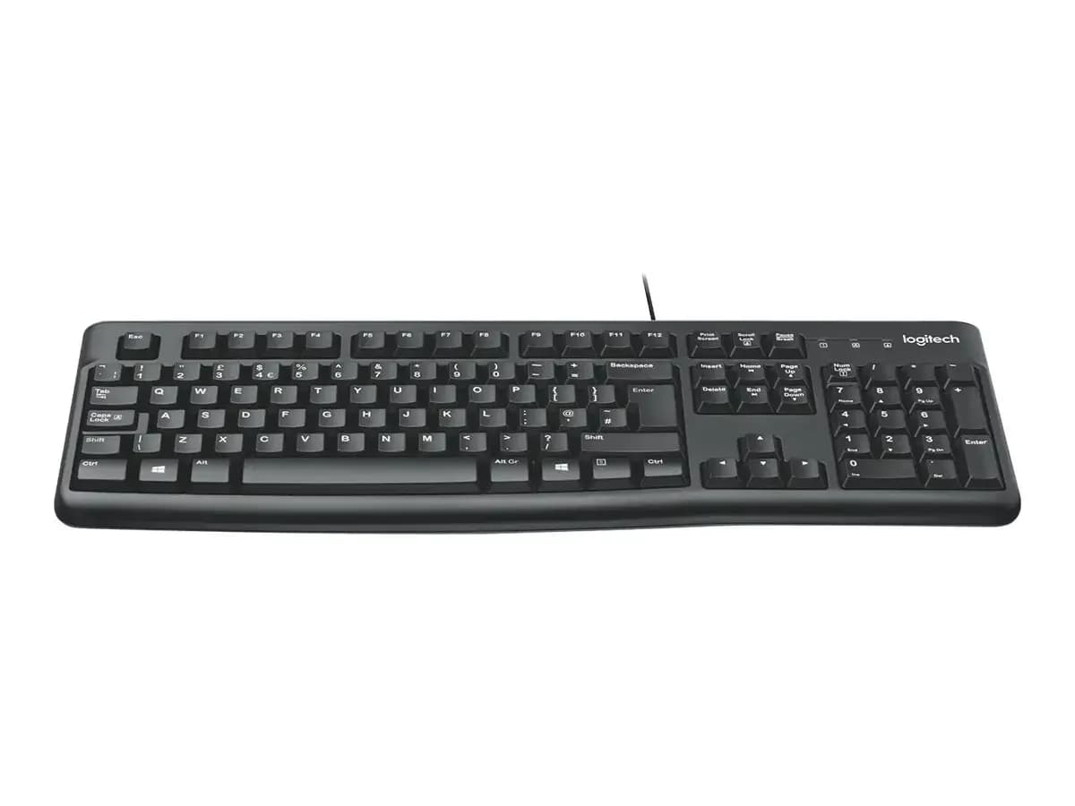 Logitech K120, Keyboard, USB, QWERTY, Italian (920-002492)