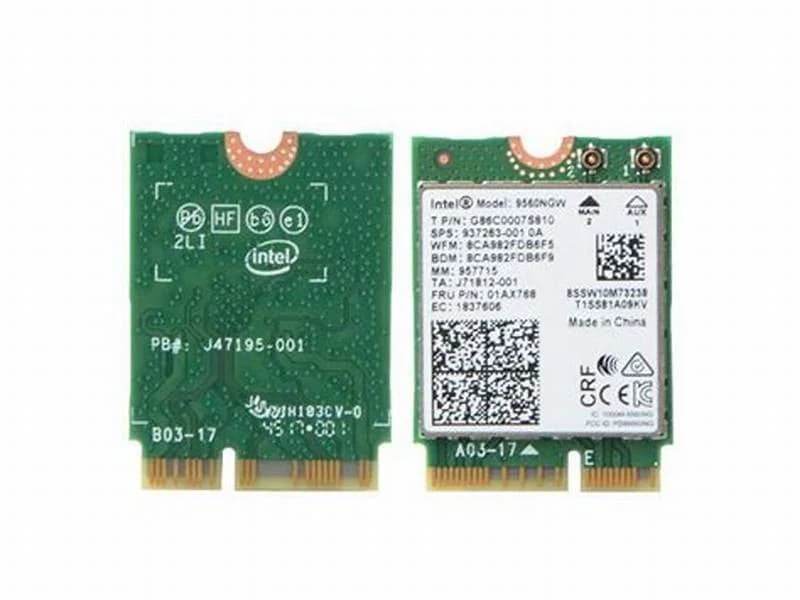 Intel Dual Band Wireless-AC 9560 Bluetooth 5.0 WiFi Card (9560NGW)