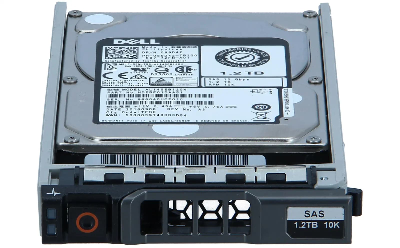 Dell 99X7T, 2.5 Zoll, 1200 GB, 10000 RPM (99X7T)
