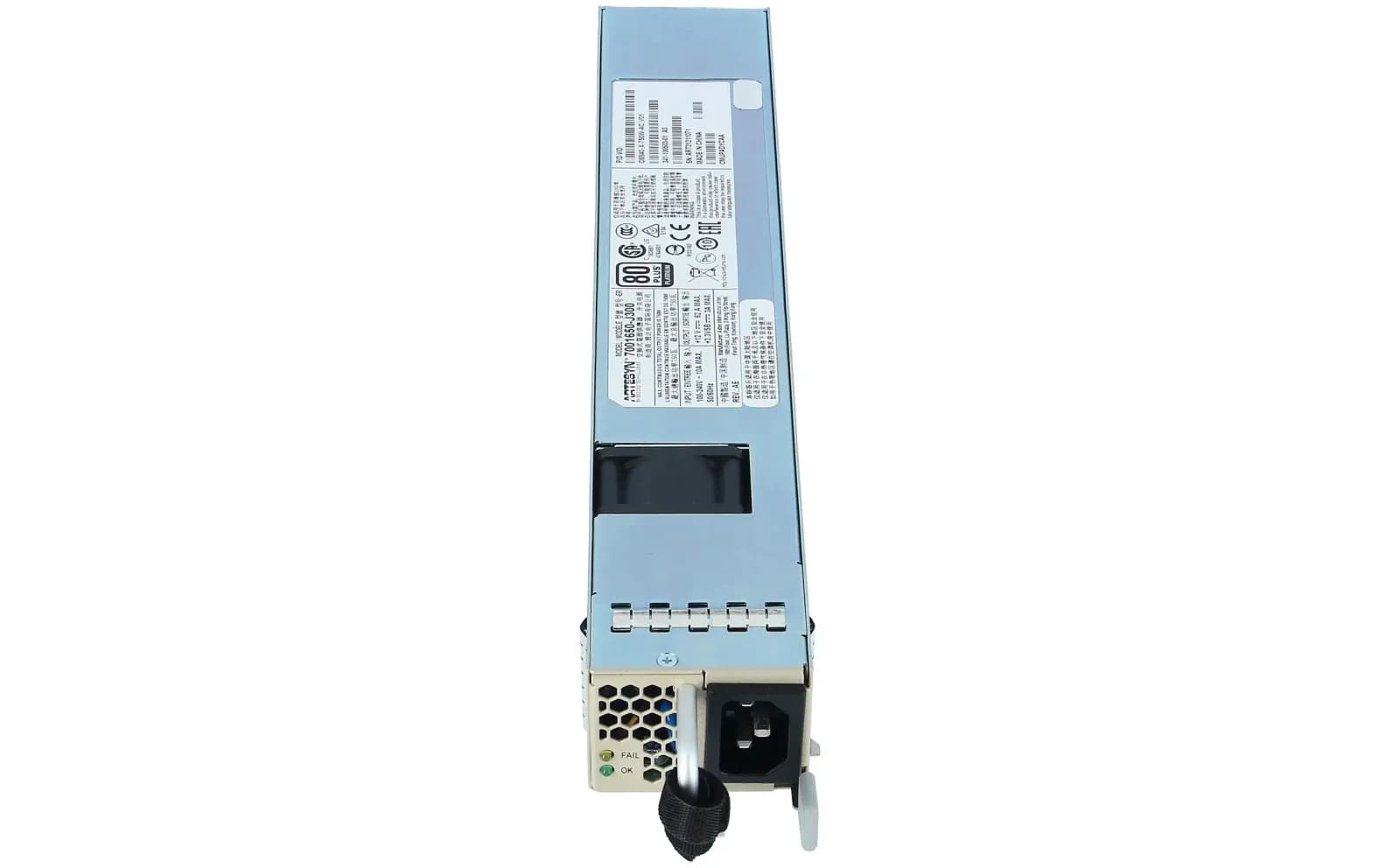 Cisco redundant qida bloku ( plug-in модуль ), dəyişən cərəyan 100-240 V, 750 Watt (C6840-X-750W-AC)