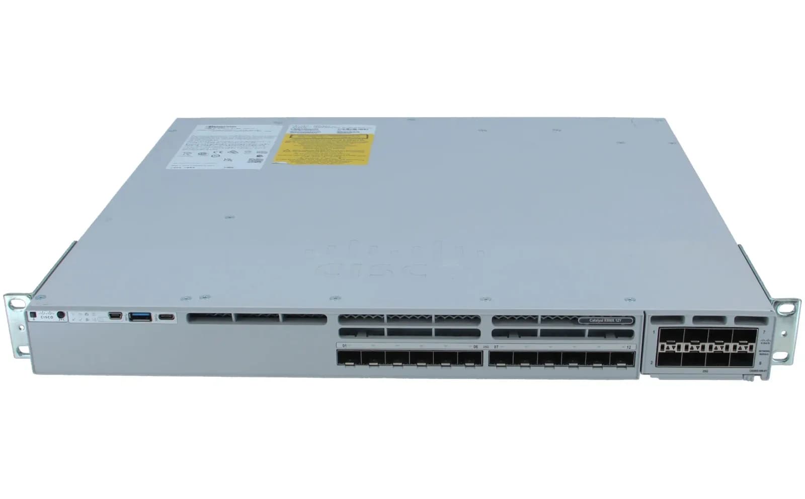 Cisco Catalyst 9300X, Network Advantage, switch, L3, Managed, 12 x 1/10/25 Gigabit SFP28, rack-mountable (C9300X-12Y-A)