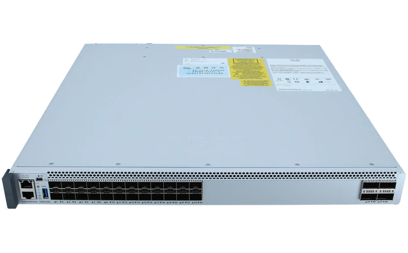 Cisco Catalyst 9500 24x1/10/25G and 4-port 40/100G, Advantage (C9500-24Y4C-A)
