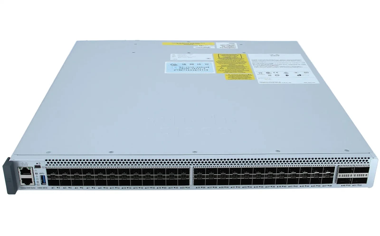 Cisco Catalyst 9500 48-port x 1/10/25G + 4-port 40/100G, Essential (C9500-48Y4C-E)