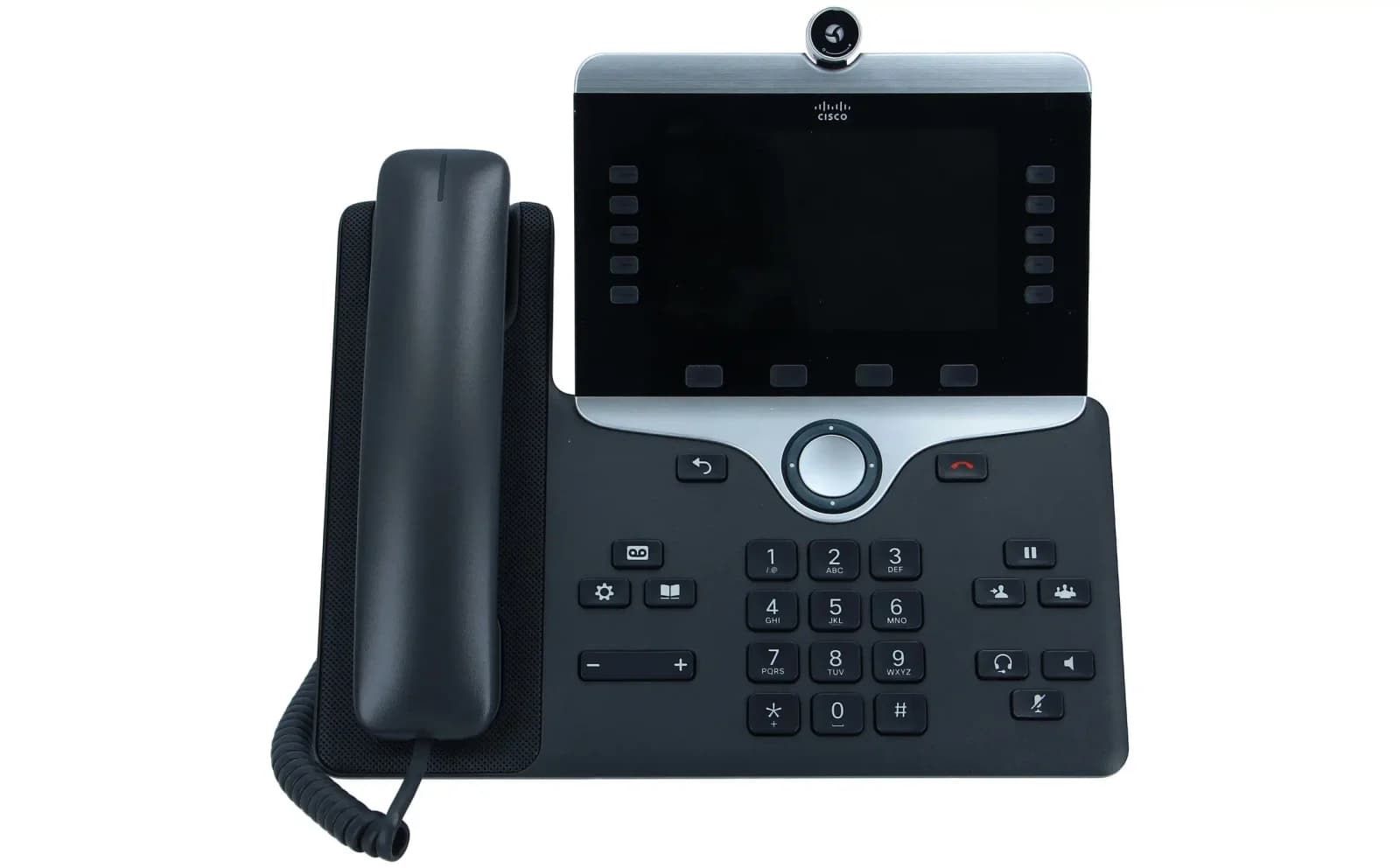 Cisco IP Phone 8845, IP video telefon, цифровой kamera, Bluetooth interfeysi ilə (CP-8845-3PCC-K9)