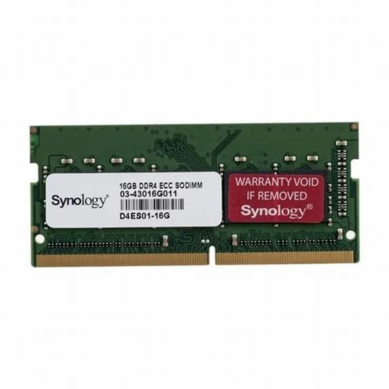 Synology DDR4, module, 16 GB, SO-DIMM 260-pin, unbuffered, ECC (D4ES01-16G)