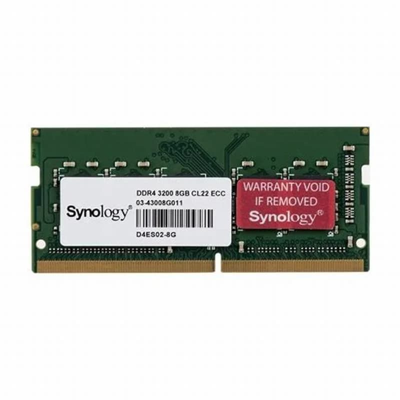 Synology DDR4, module, 8 GB, SO-DIMM 260-pin, unbuffered, ECC (D4ES02-8G)