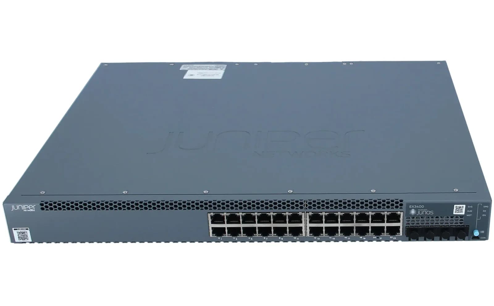 Juniper EX Series EX3400-24T, Switch, L3, idarə olunan (EX3400-24T)
