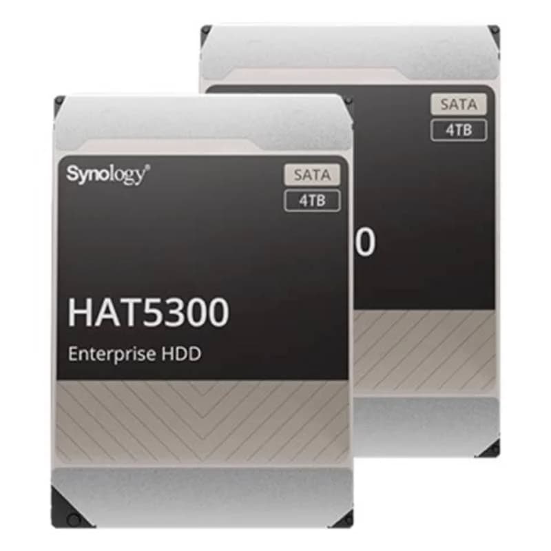 Synology Hard drive, 4 TB, internal, 3.5", SATA 6Gb/s, 7200 rpm, buffer: 256 MB (HAT5300-4T)
