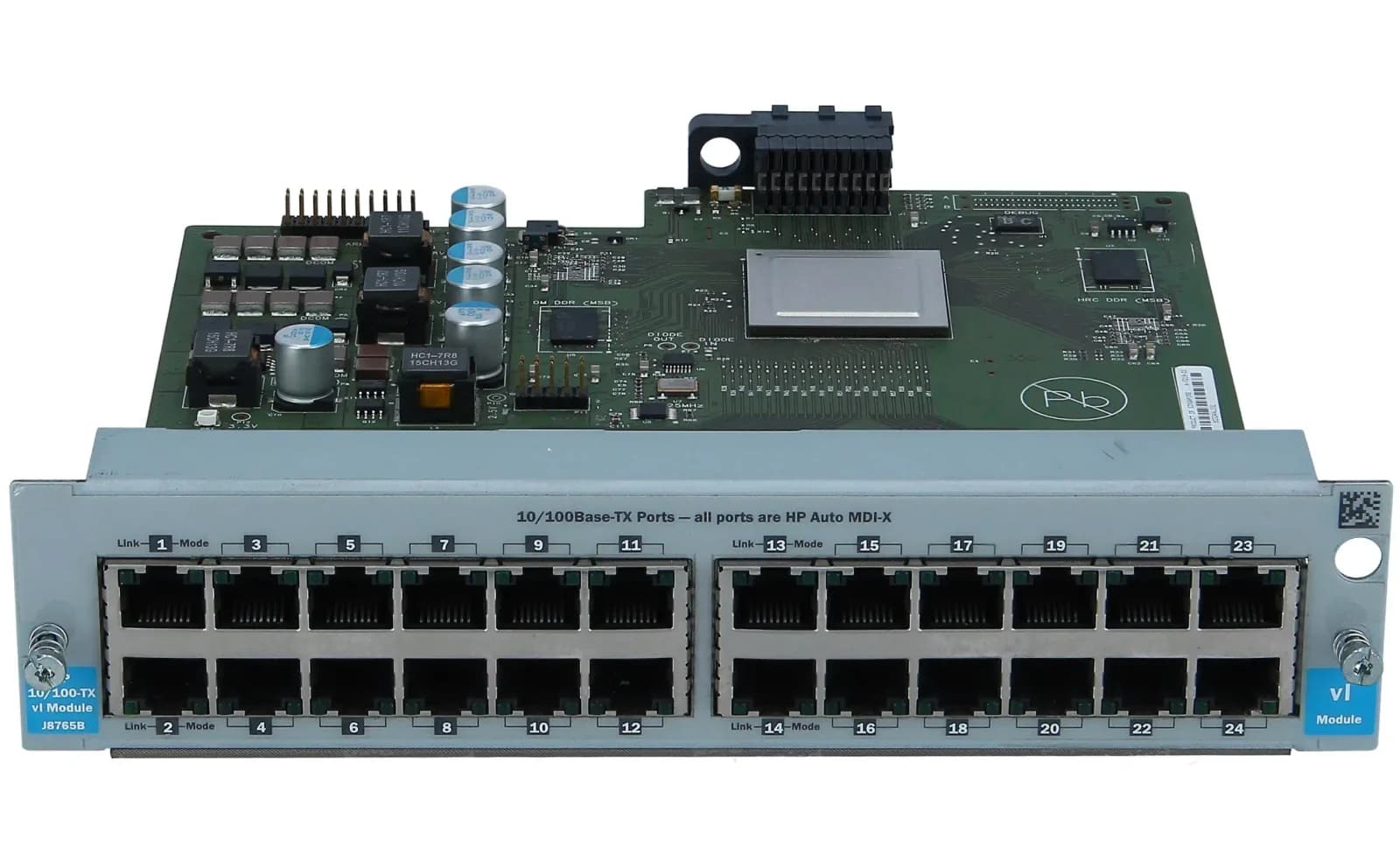 HPE ProCurve Switch vl 24-Port 10/100-TX Module, Switch, WLAN 100 Mbps, 24-Port (J8765B)