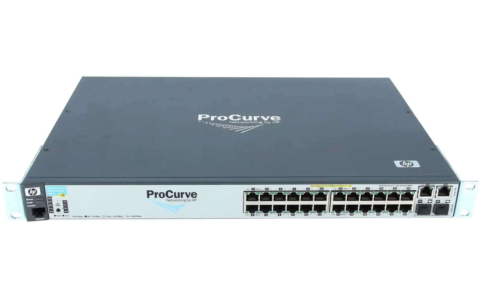 HPE ProCurve 2610-24-PoE Switch, Switch, 1.000 Mbps, 24-Port 1U, Extern, rack модуль (J9087A)