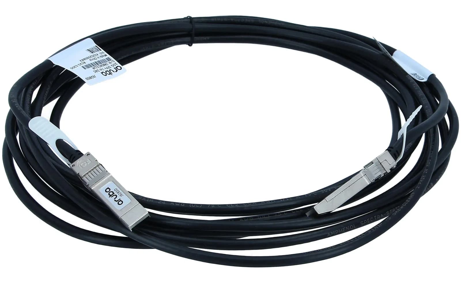 HPE Aruba Direct Attach Copper Cable, 10GBase direct attach cable, SFP+ to SFP+, 7 m (J9285D)