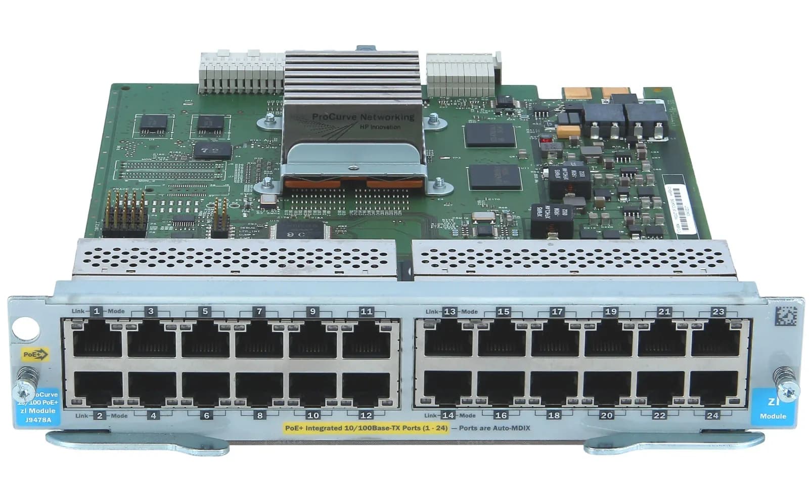 HP PROCURVE 24 PORT POE+ 10/100 MODULE (J9478A)